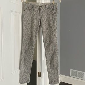 Current/Elliott size 27 stretch light gray soft denim pants